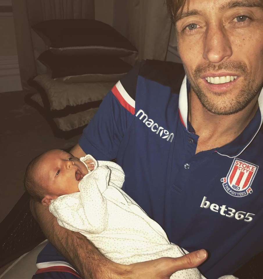 Proud dad Peter has also shared a number of selfies with his little lad