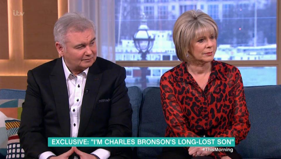  The photographer told hosts Eamonn Holmes and Ruth Langsford he was invited to HMP Wakefield after Bronson had spotted him on a TV documentary