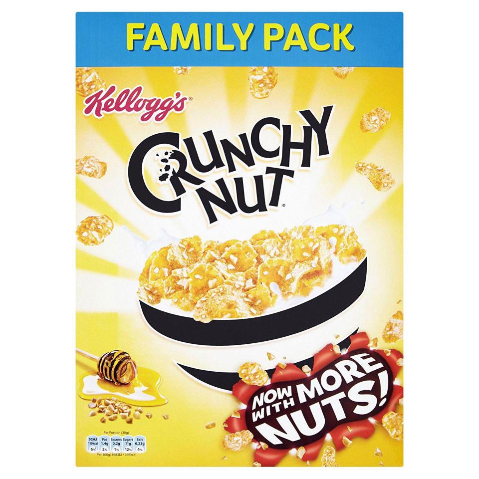  This family-sized box of Crunchy Nut is on sale for £2