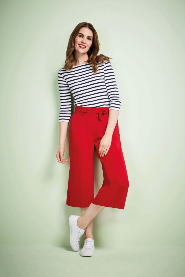 These red culottes are a cheaper alternative to Stella McCartney’s pair