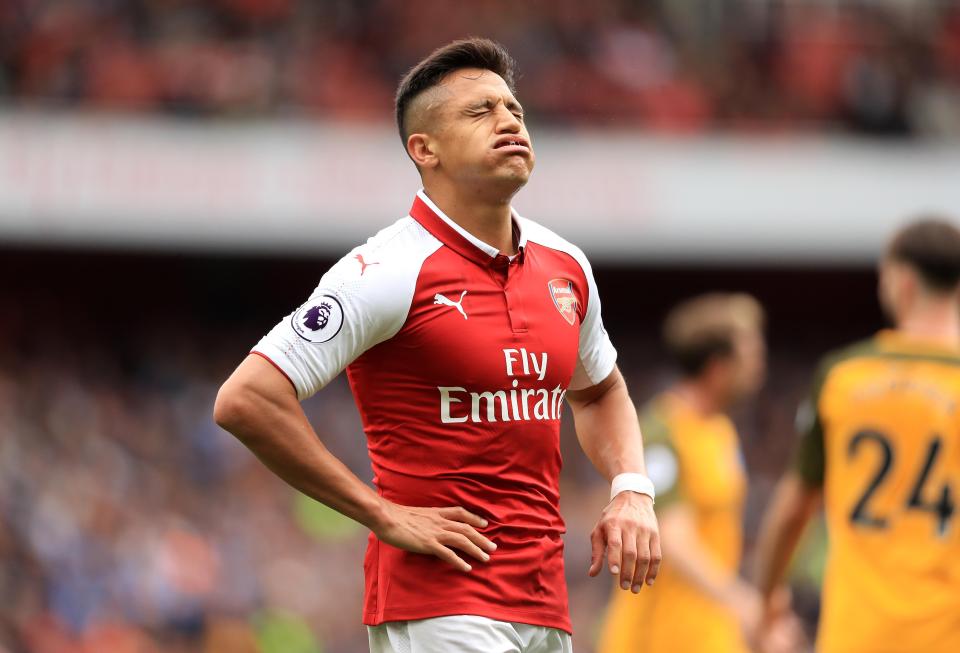  Alexis Sanchez is a lost cause as far as Arsene Wenger is concerned