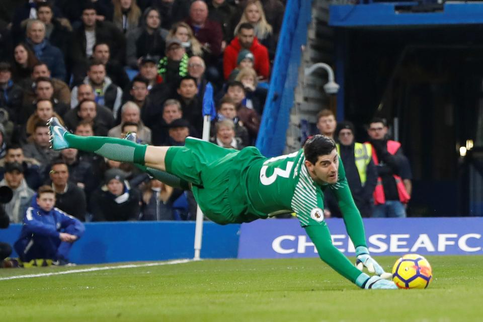  Thibaut Courtois was linked with a move to Spanish giants Real Madrid