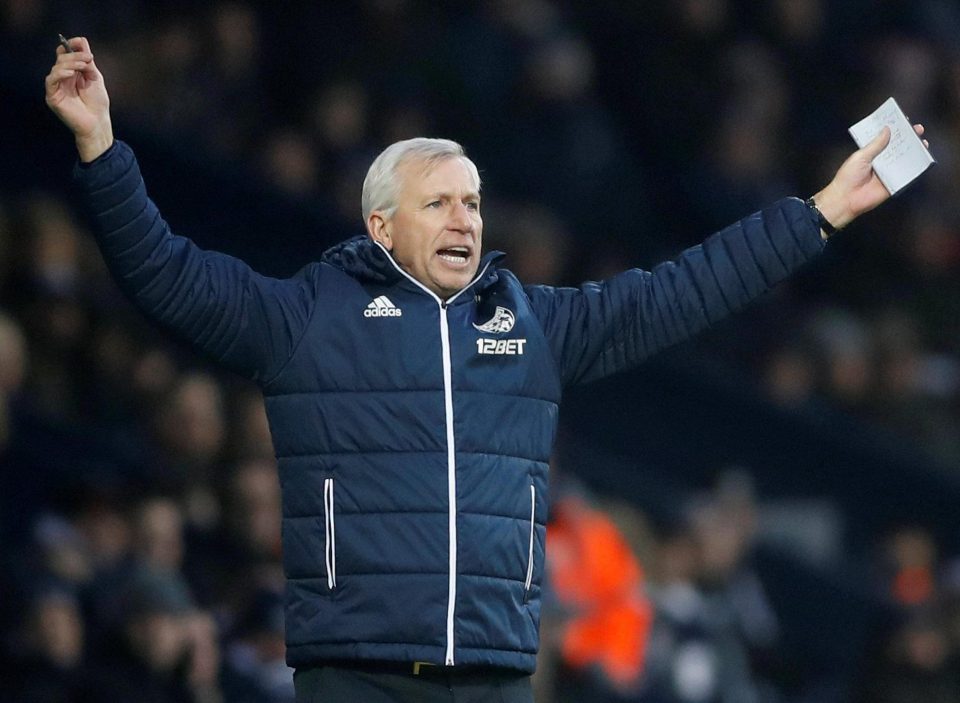  Boss Alan Pardew knows the Baggies needs victories to have a chance of escaping the Premier League drop zone