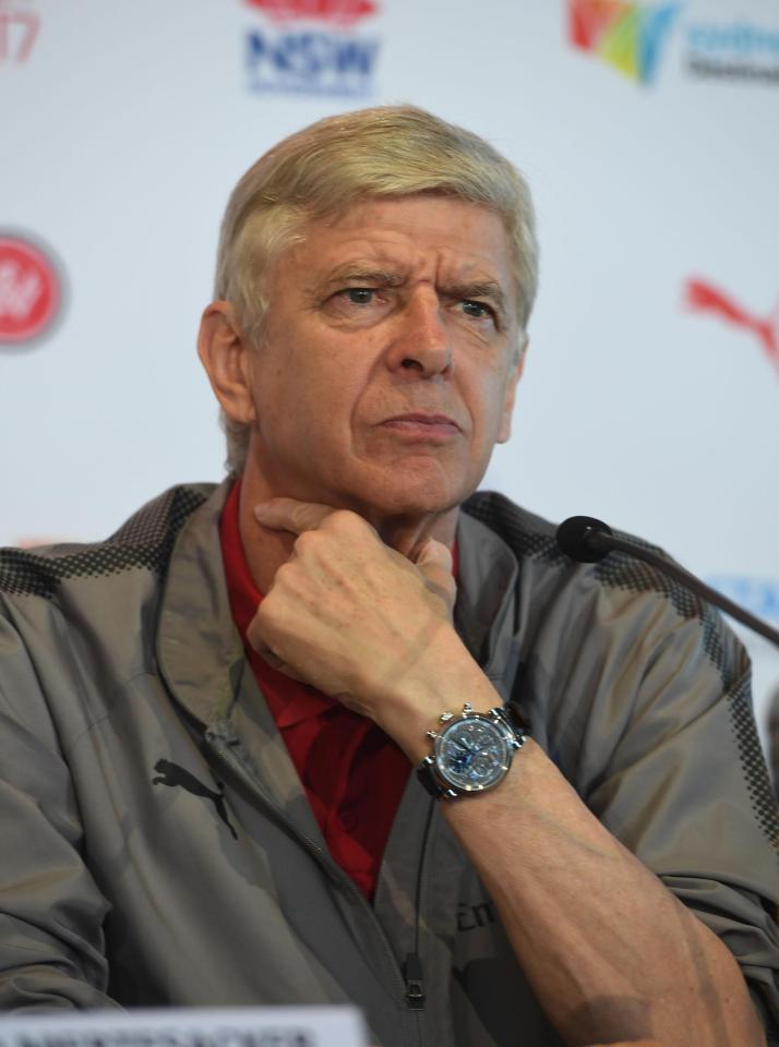  Arsene Wenger favours IWC's range of expensive watches