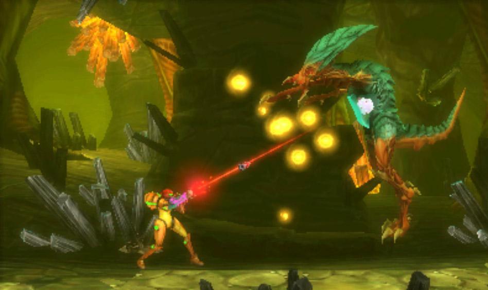  The series is set in space, and follows bounty hunter Samus Aran, and is famous as being one of the first playable human female characters in video gaming