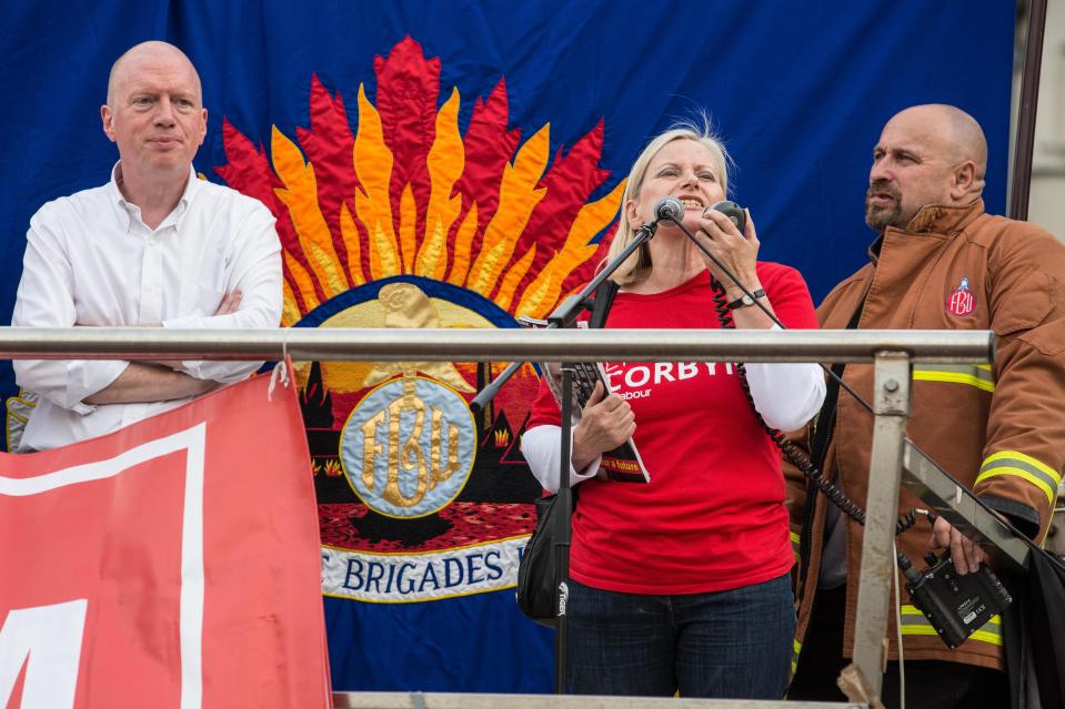  Christine Shawcroft, centre, is now in charge of handling complaints in Labour