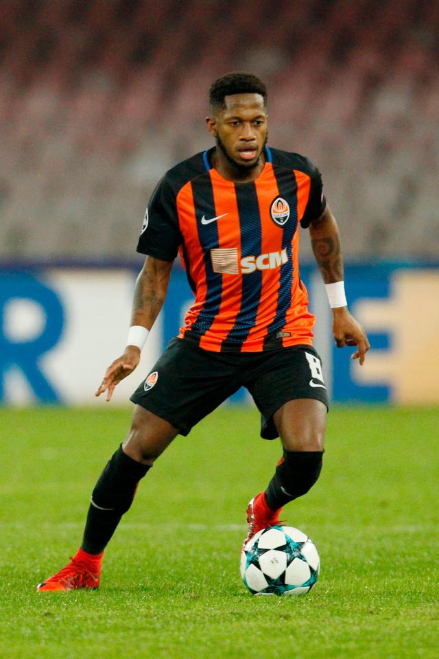  Brazilian midfielder Fred is reportedly close to agreeing a move to Manchester City