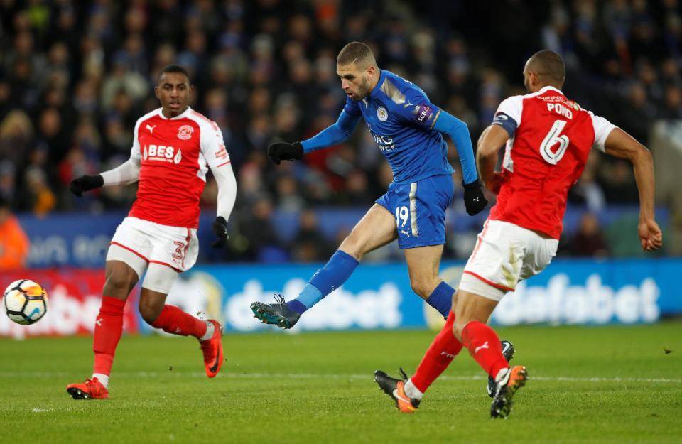  Leicester are only interested in allowing Slimani to leave on a permanent basis