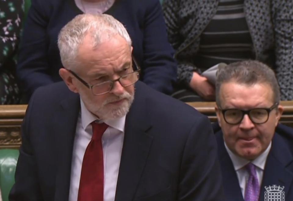  Jeremy Corbyn insisted in Prime Minister's Questions that private developers working on public projects should be "shown the door"