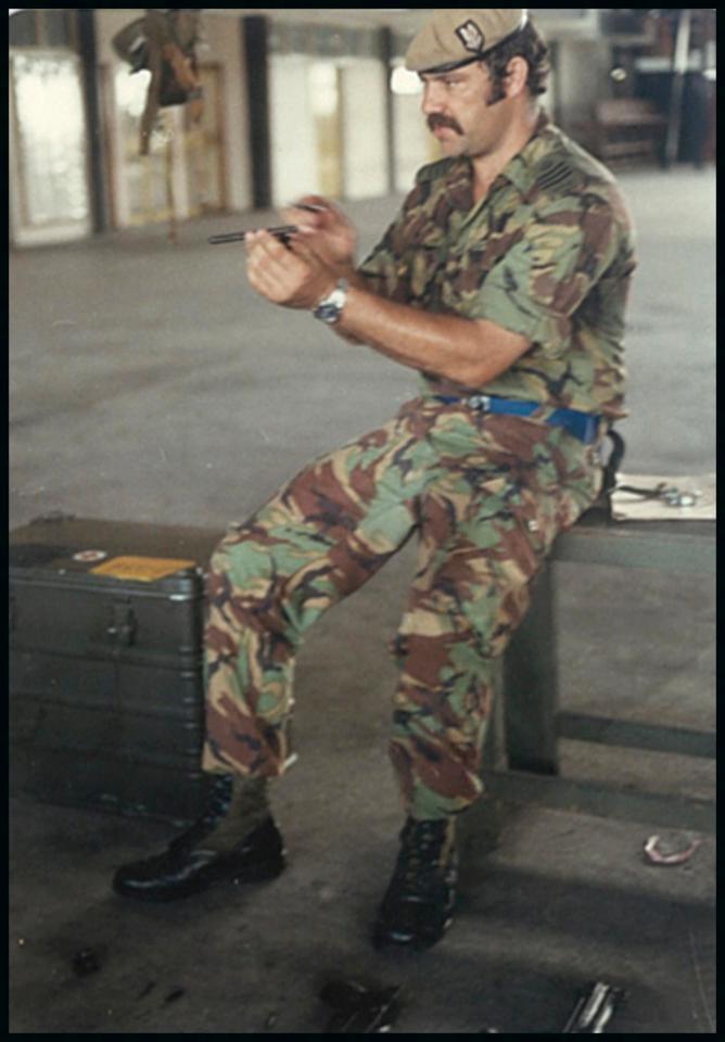  The former SAS sergeant on duty when he was aged 27