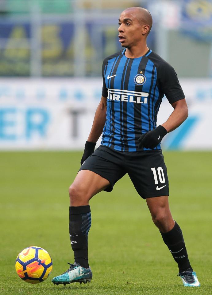  Inter Milan midfielder Joao Mario could come the other way