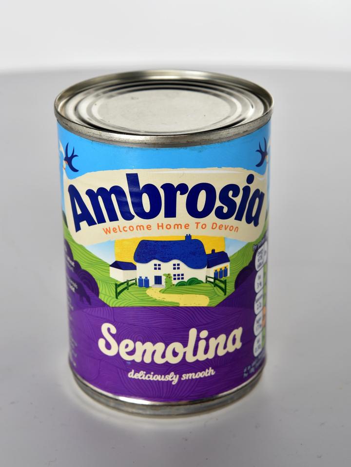  Ambrosia's Semolina has the texture of baby food in the best possible way