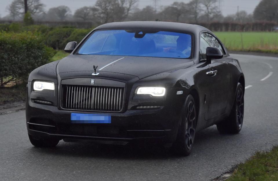  Paul Pogba cruised into training in a stunning stealthy new Rolls Royce Black Badge