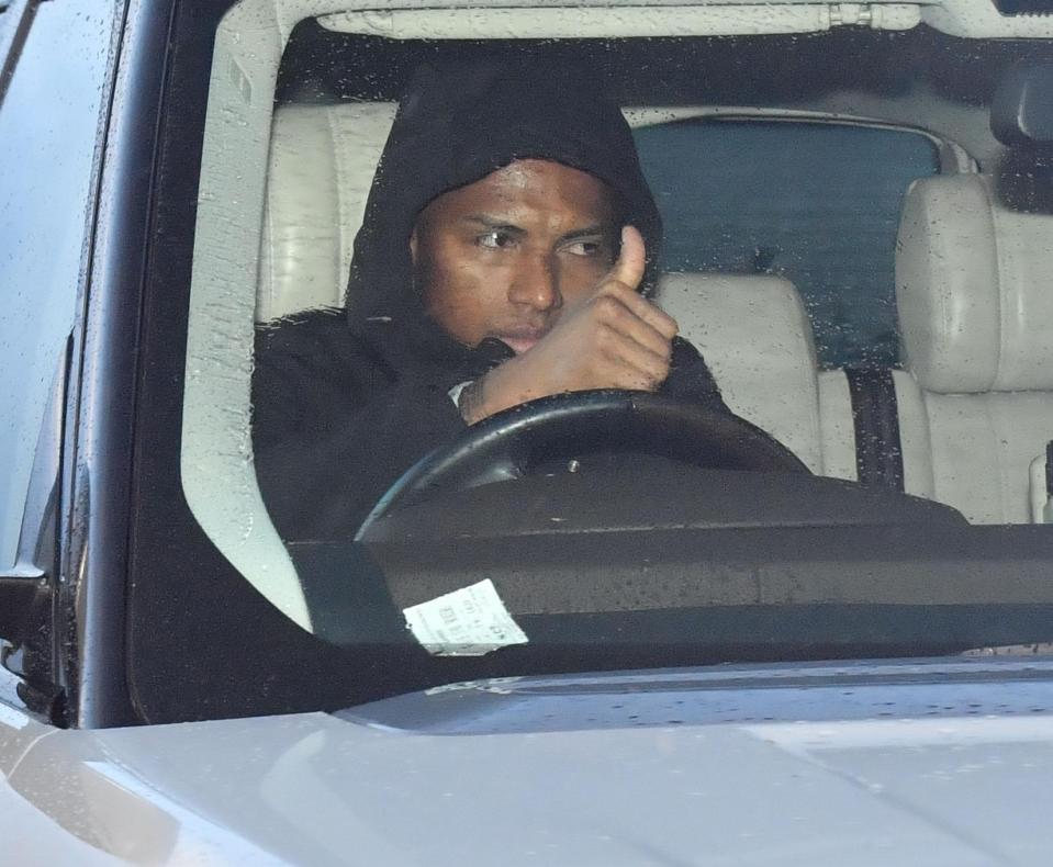  Antonio Valencia gave the thumbs up after he scored against Stoke with a beautiful finish on Monday