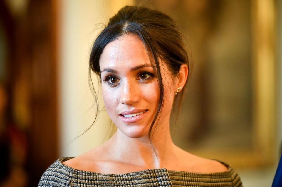  Meghan Markle has recently looked stunning showing off a messy bun look