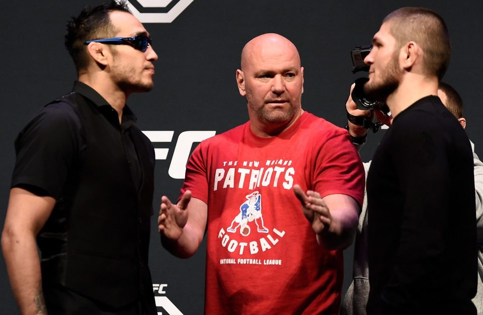 Dana White revealed that Tony Ferguson and Khabib Nurmagomedov would fight for the “real” lightweight title at UFC 223 