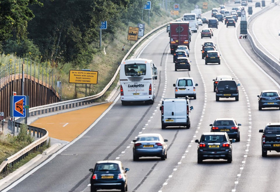 Smart motorways will have a number of extra lay-by areas added