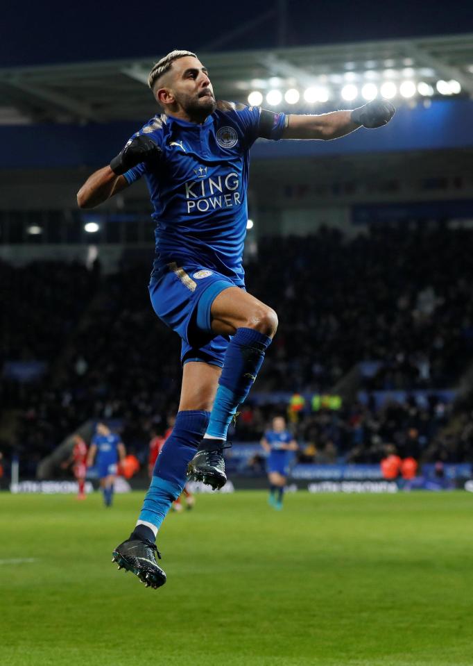  City pulled out of the race for Mahrez after Leicester demanded £95million for the Algerian