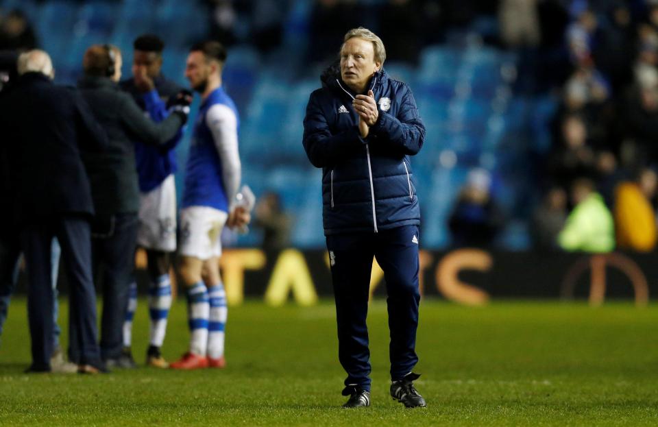  Neil Warnock's side are third in the Championship table