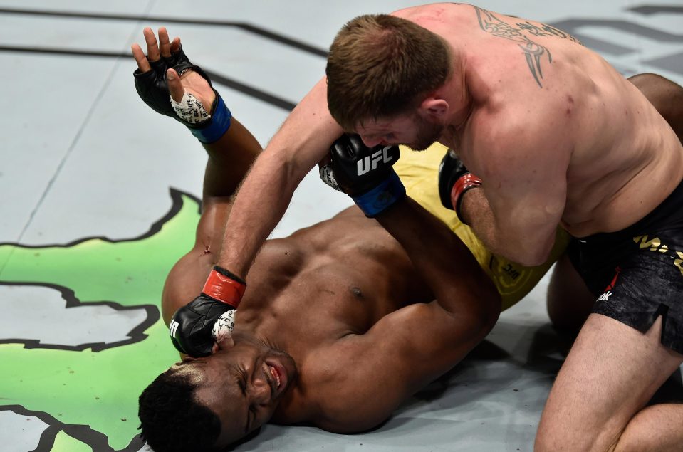  Francis Ngannou could not handle the power of Stipe Miocic