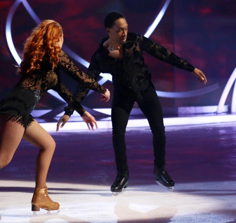  Lemar was in the skate off for the second time on Sunday night