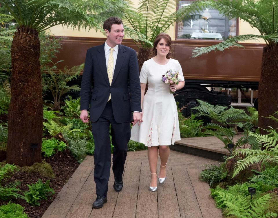  Eugenie and Jack at the Chelsea Flower Show in 2016