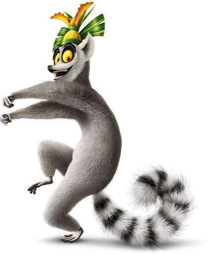  The lemur must have learnt a lesson or two from King Julian from 2005 film 'Madagascar'