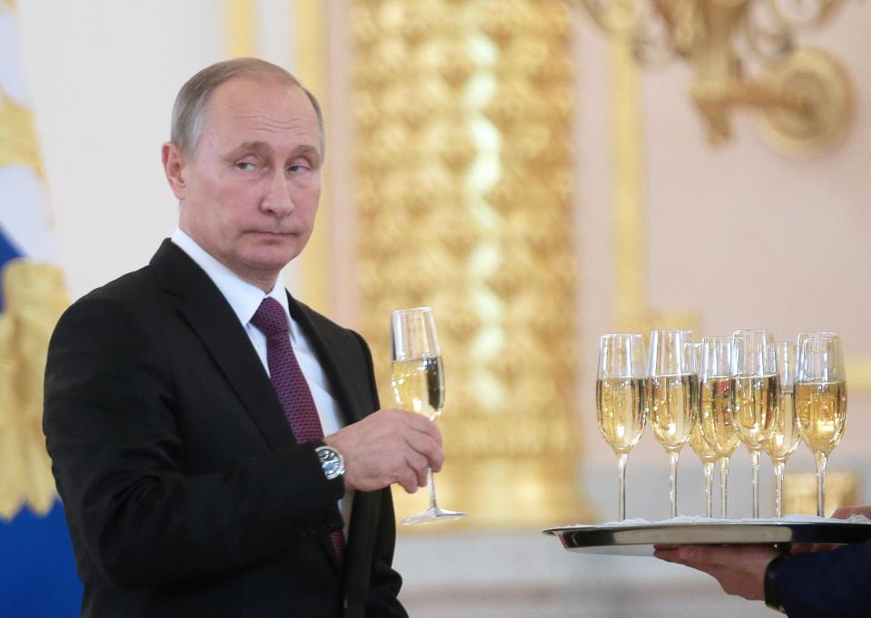  It is said Vladimir Putin dreams of retiring to a life of women and wine after 18 years of ruling Russia