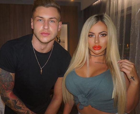 Holly Hagan and Jacob Blyth