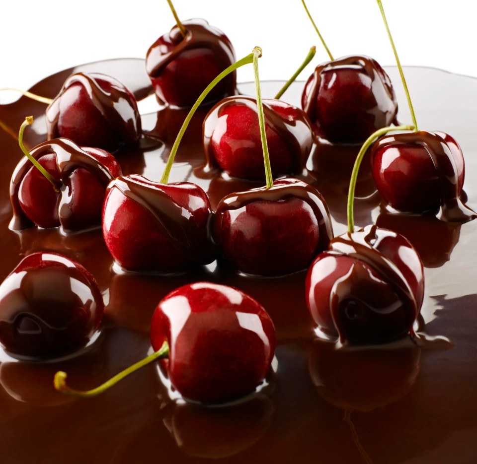 A sweet treat . . . cherries and chocolate cacao can be a healthy combination