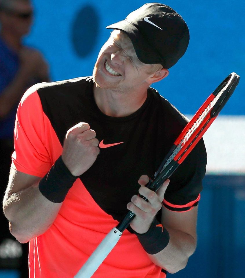  Edmund proved himself to be a true Brit hoping to follow in the footsteps of Andy Murray