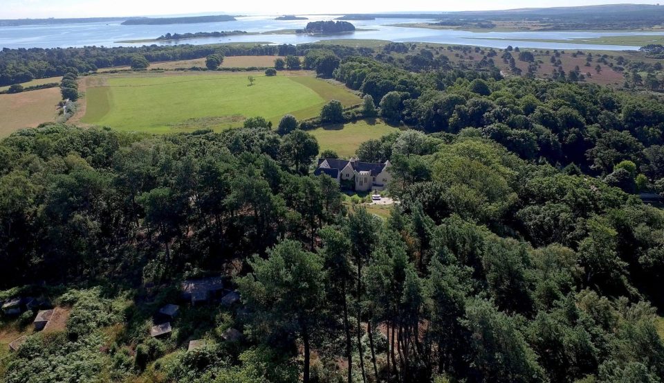  The views of the beautiful countryside seen from Arne House