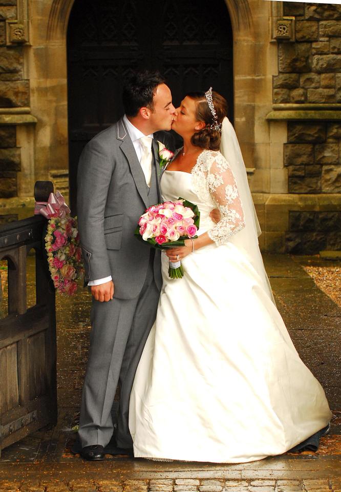  Ant McPartlin and Lisa Armstrong, pictured on their wedding day, have been married for 11 years