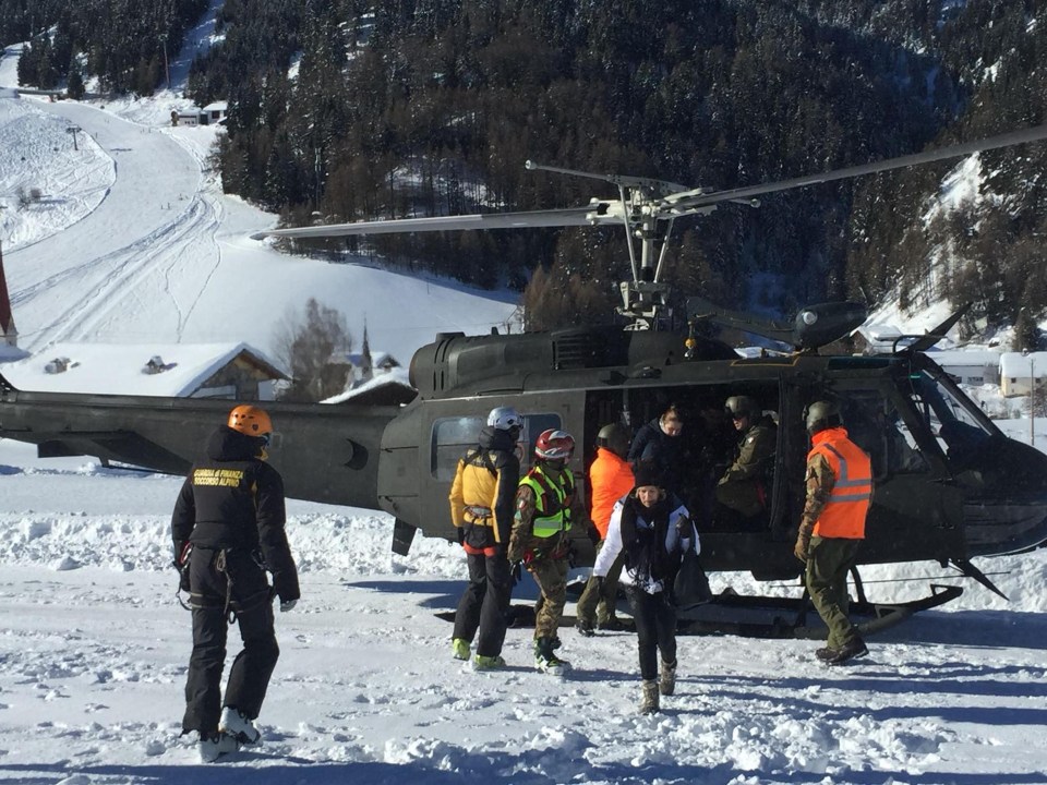 More than 100 tourists and locals were evacuated after an avalanche struck near a hotel in northern Italy last month