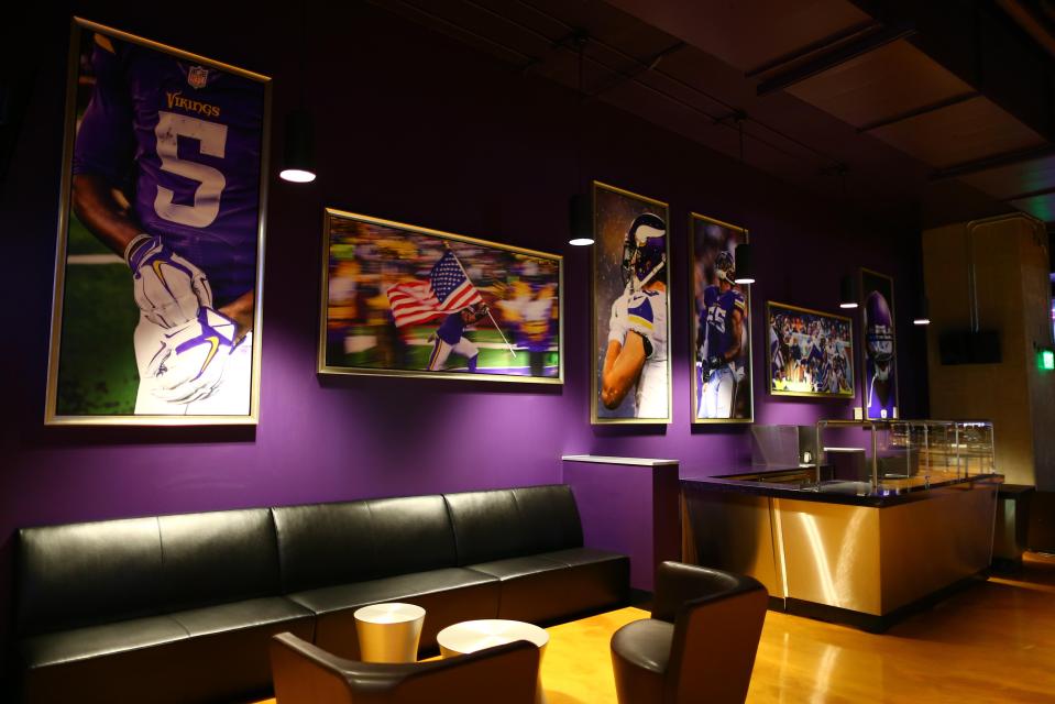  US Bank Stadium has 9,300 club seats in six different lounges