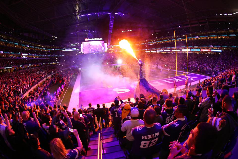  US Bank Stadium in Minneapolis is preparing to host the biggest event in US sport