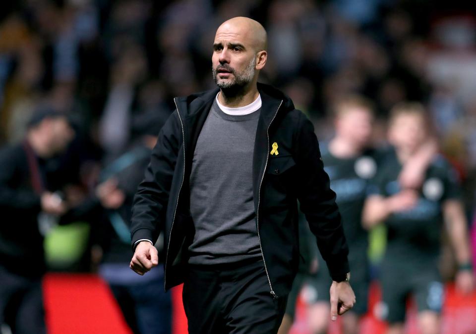  Pep Guardiola wants further protection for his players from referees