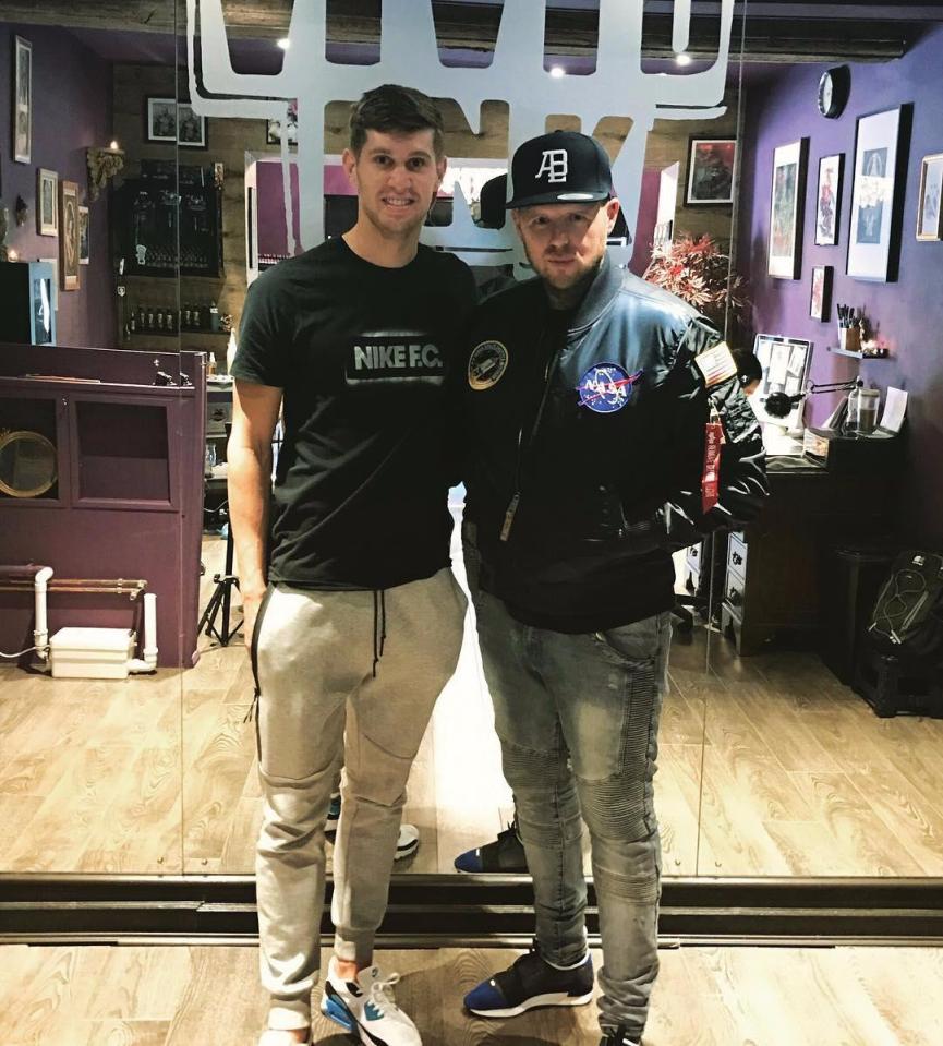  John Stones has had a number of his tattoos done at Vivid Ink Stafford