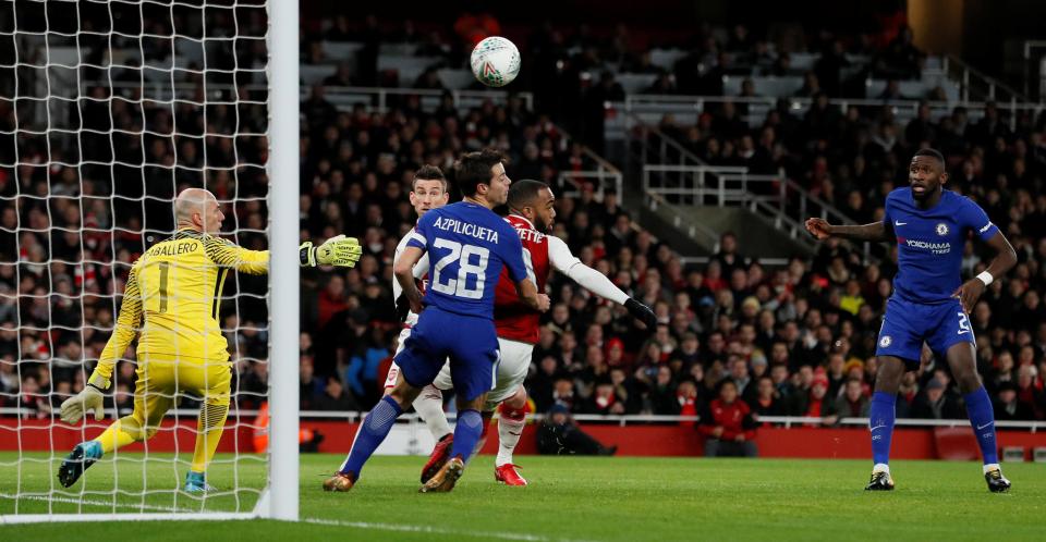  Chelsea centre-back Antonio Rudiger scored an unlucky own goal against Arsenal for the Gunners' equaliser