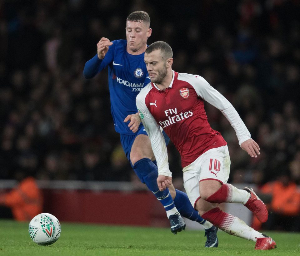  Jack Wilshere is fit to face Everton after missing Arsenal's defeat to Swansea