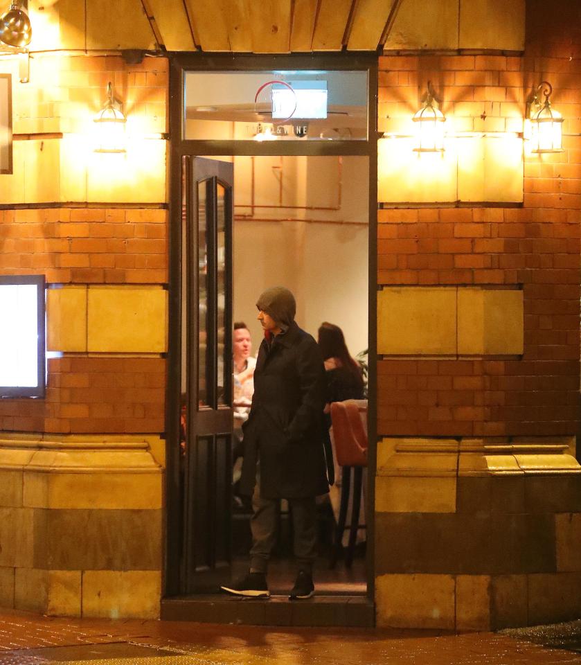  Jose Mourinho celebrated his new deal with a meal with friends in Manchester