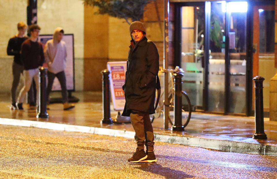  Jose Mourinho was spotted outside the trendy Tapeop & Wine restaurant in Manchester