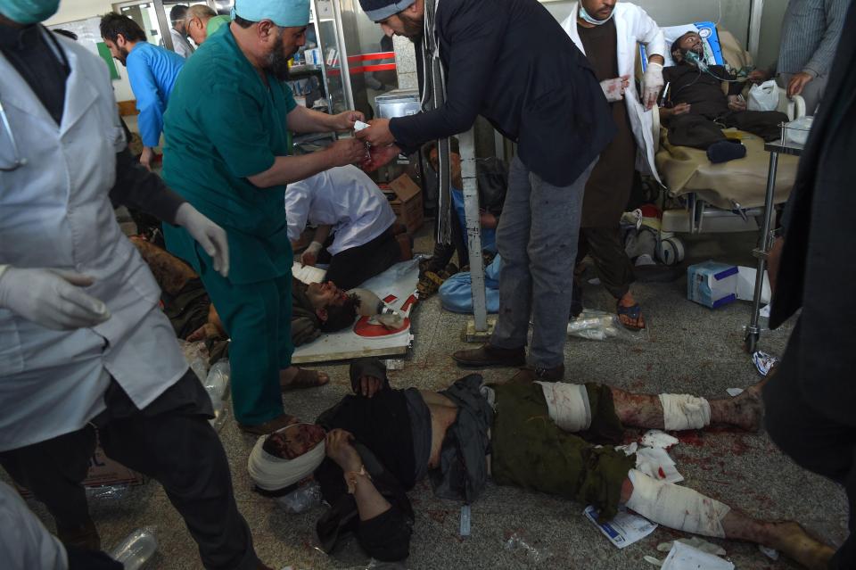  The number of injured is expected to rise as ambulances bring in more victims