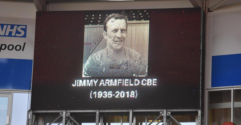  Tributes were paid across the country for Jimmy Armfield