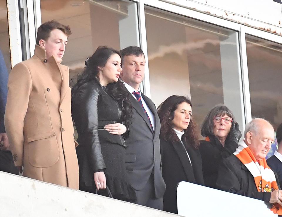  Blackpool club chairman Karl Oyston was at the ceremony