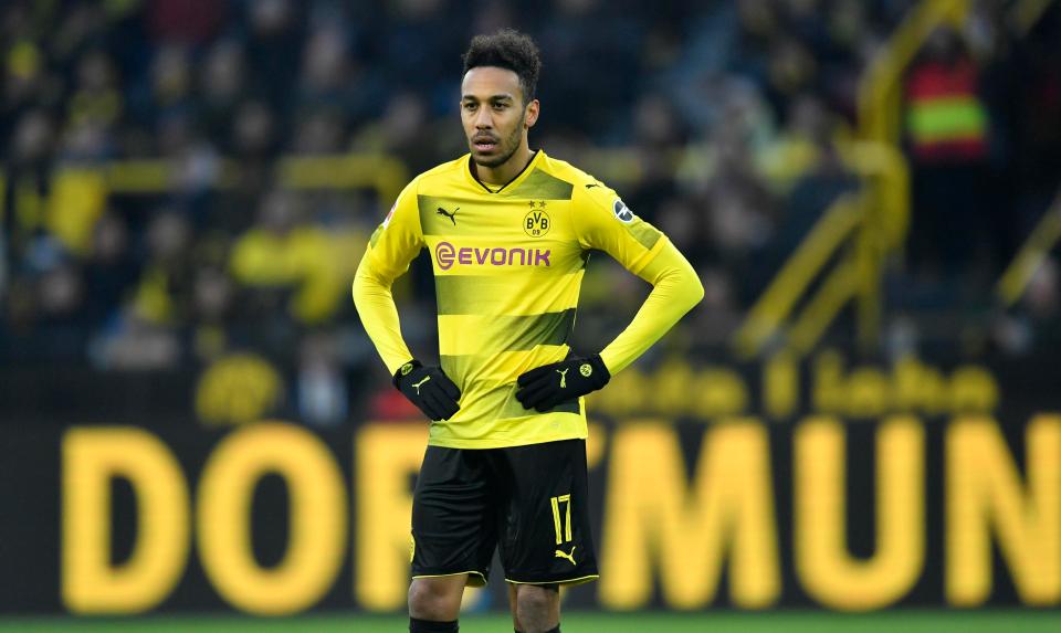  Arsenal had a £50million bid for Aubameyang rejected