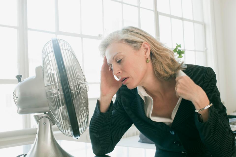 Nearly a fifth of the British workforce is battling through the day with symptoms of the menopause