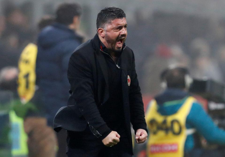  Gennaro Gattuso's men will want a second win over Lazio in four days