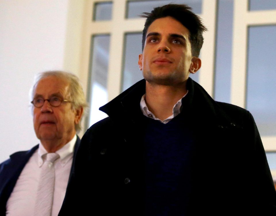  Dortmund defender Marc Bartra, who was injured in the blast, did turn up to give evidence today