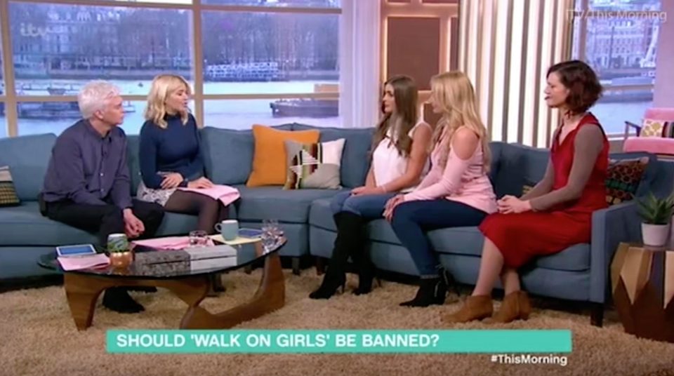  This Morning host Phillip Schofield jumped to the darts girls' defence saying they should be able to choose whatever job they want